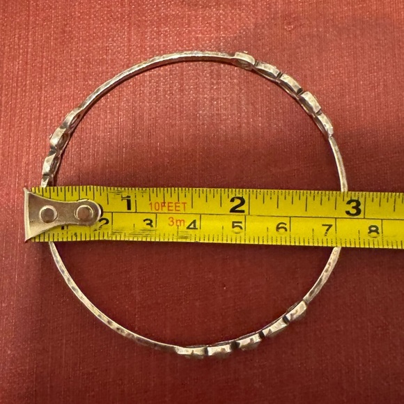 Silpada Magnifique Bangle Bracelet CZ & 925 Sterling Silver - Picture 10 of 11